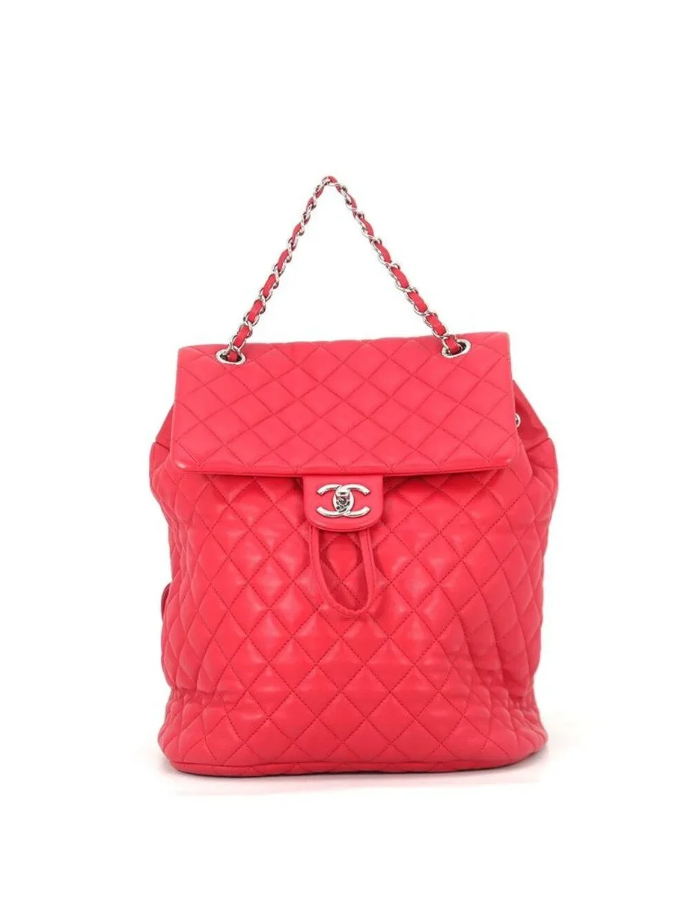 Chanel Backpack Quilted CC Logo Lambskin